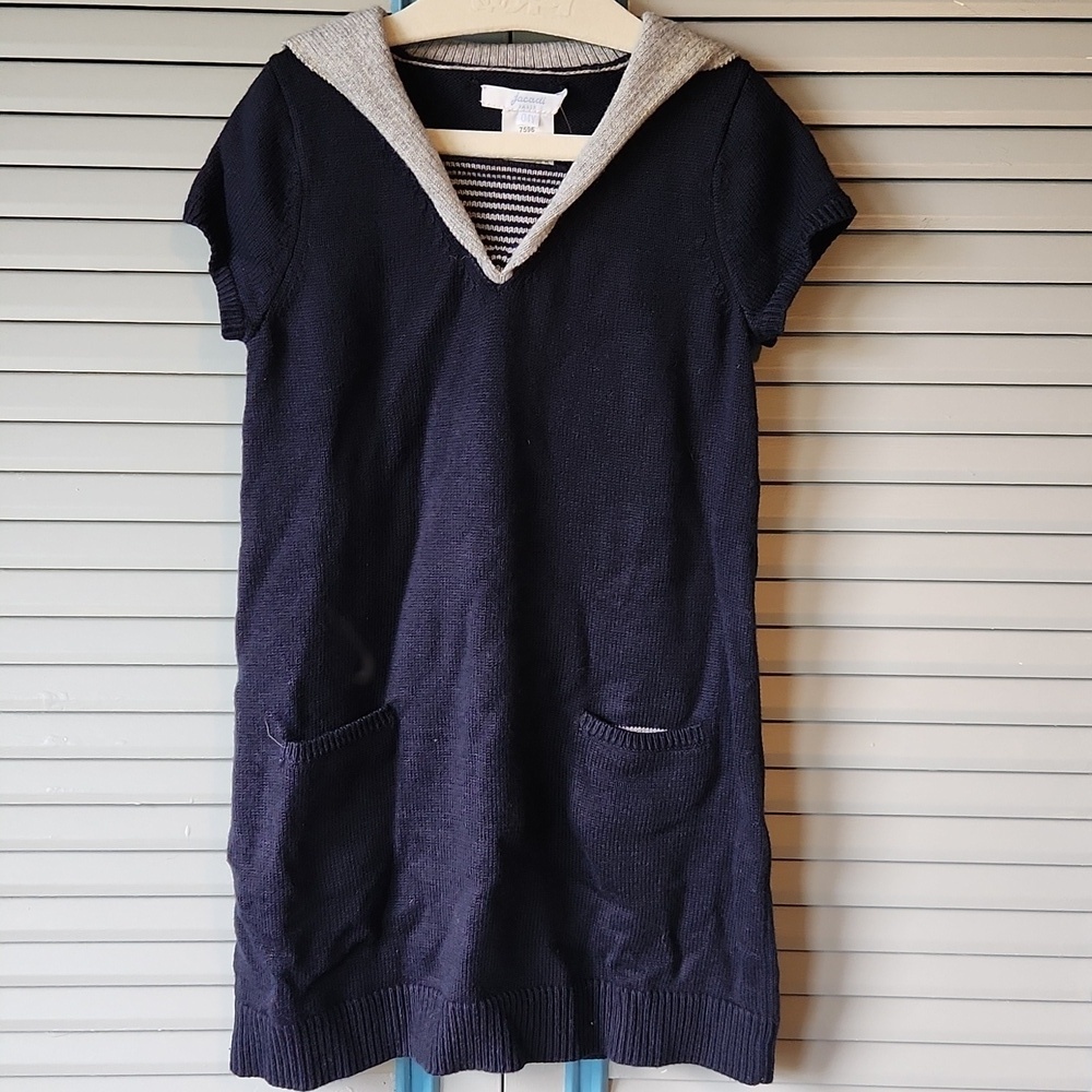Jacadi Paris Navy & Grey Dress - Picture 2 of 11